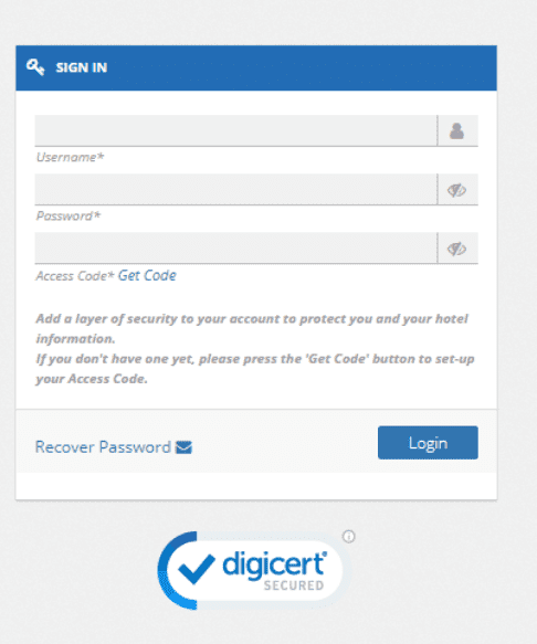 Multifactor authentication to access the e-GDS Backoffice